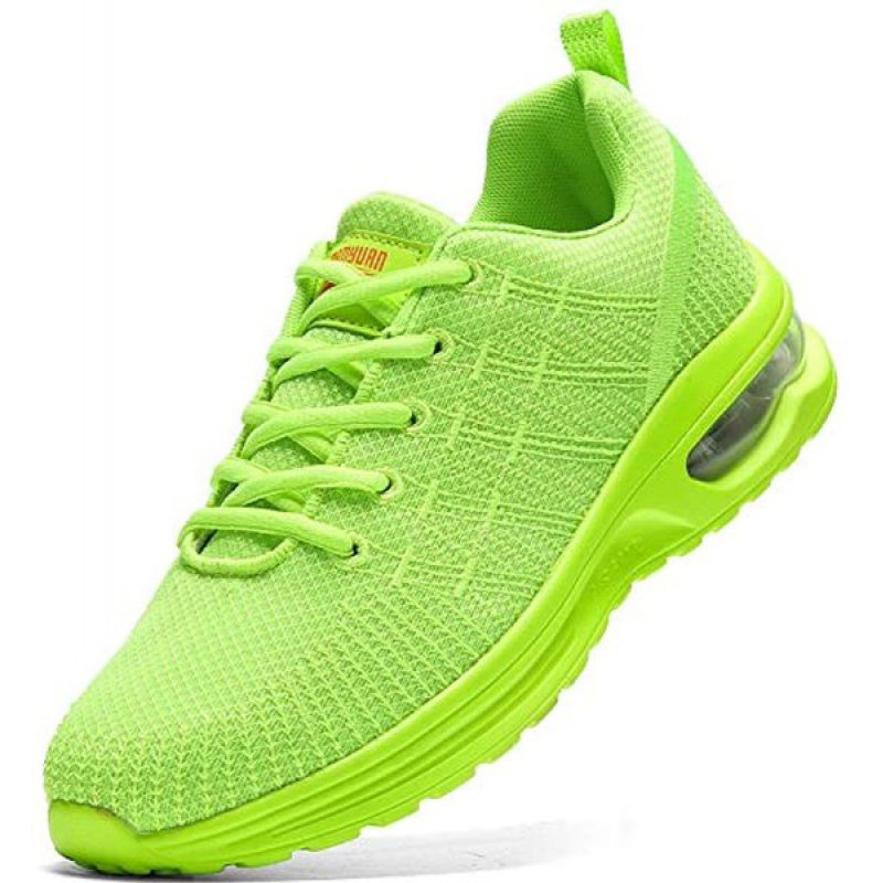 Damyuan Running Shoes Men's Air Cushion Athletic Gym Tennis Shoes Sneakers Lightweight Walking Shoes Green