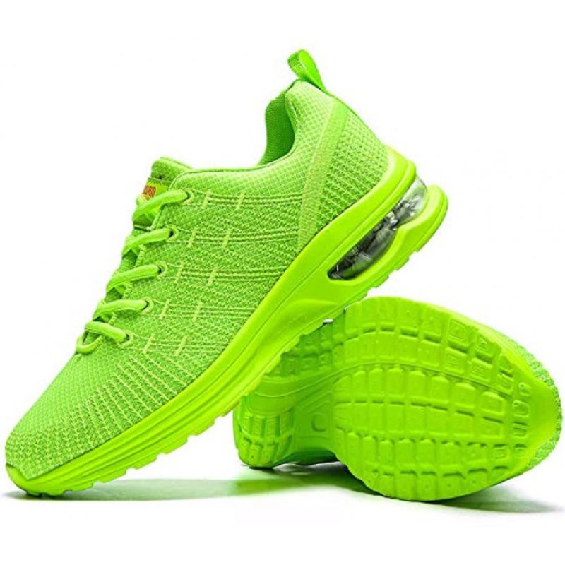 Damyuan Running Shoes Men's Air Cushion Athletic Gym Tennis Shoes Sneakers Lightweight Walking Shoes Green