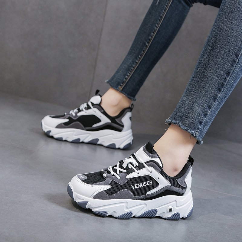 Female 2021 spring new sports shoes female students platform platform shoes female leisure