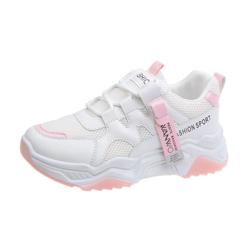 Women's 2021 spring and summer new breathable sports shoes female students white shoes women